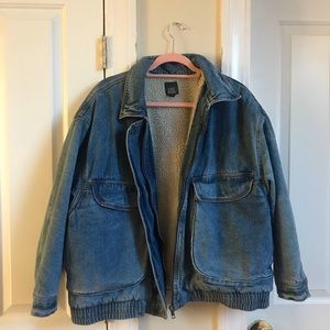 Wild Fable Denim Utility Bomber